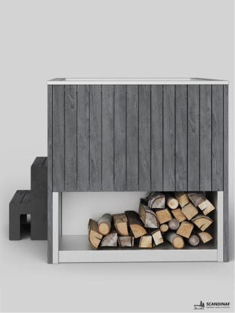 Ледяная купель Scandinaf Arctic 140G, 1-2 чел., AISI 430, серый