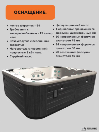 Джакузи Scandinaf Titanium 230, 8-10 чел.